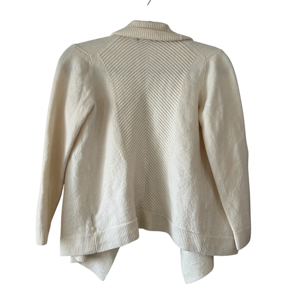 Brooks Brothers 100% Wool Open Front Preppy Cardigan Sweater Size Large - Picture 2 of 10